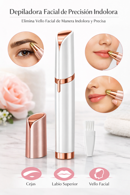 Depiladora Facial de Precisión Indolora