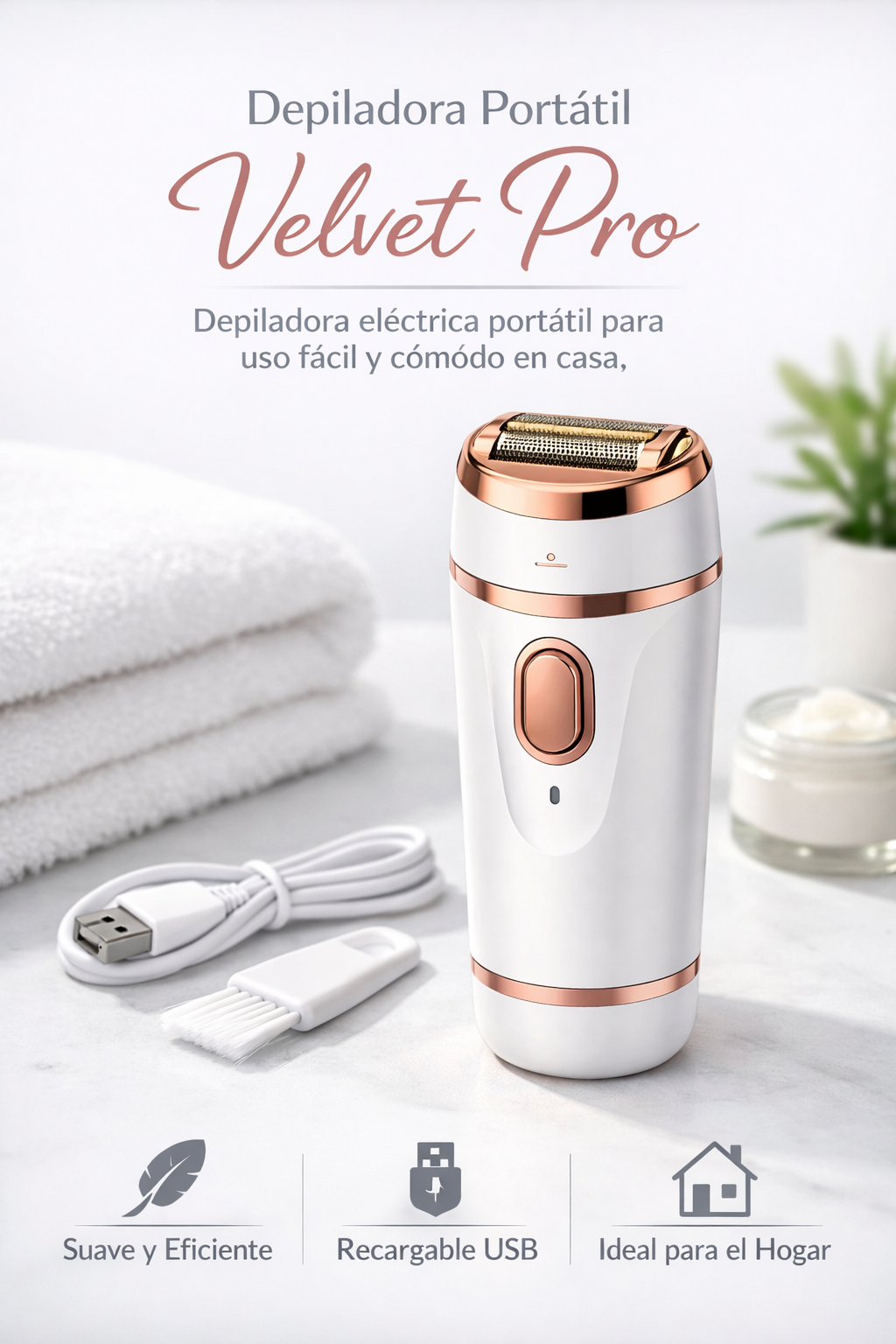 Depiladora Portátil Velvet Pro